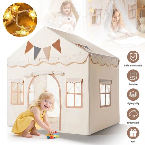Kids play tent with doors - play,