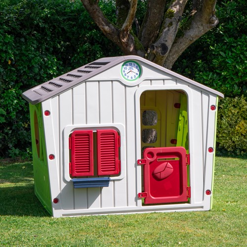 15m kids plastic wendy house - plastic,